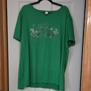 SHEIN Green Short Sleeve Tee